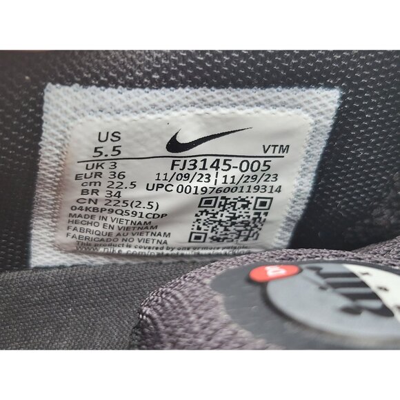 Nike Air Max DN Black Smoke Grey Women's 5.5 DN Air Cushion Lifestyle Running - Picture 8 of 9